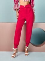 CALCA BOTOES E PESPONTO PINK - Imagem 2