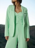 BLAZER BOLSOS VERDE CLARO - Imagem 3