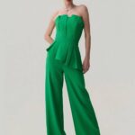 CONJUNTO CORSET ESTRUTURADO WIDE LEG VERDE