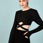 TOP CRUZADO LUVA PRETO