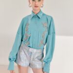 SHORT HOLOGRAMA PRATA