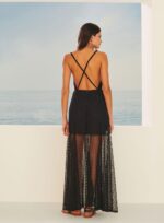 VESTIDO POA MAXI MIDI PRETO - Imagem 2