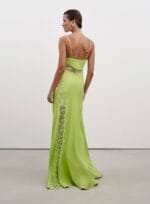 VESTIDO SLIP ENTREMEIO RENDA PISTACHE - Imagem 2