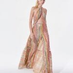 MAXI TUNICA PAETE ONDAS COLORIDO