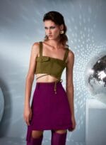 TOP CROPPED BOLSO VERDE MILITAR - Imagem 2