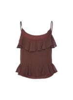 BLUSA ALCA CHIFFON BLISS CHOCO - Imagem 3