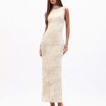 VESTIDO TULE ESTAMPADO MARMO ESMERALDA