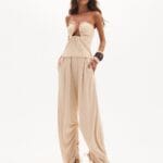 CALCA SIMONE BEGE CREME BAUN