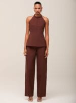 Calca Natalia Marrom