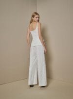 CONJUNTO BLUSA CALCA ALFAIATARIA RISCA OFF WHITE - Imagem 3