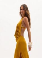 VESTIDO VIVIANE AMARELO SENAPE - Imagem 4