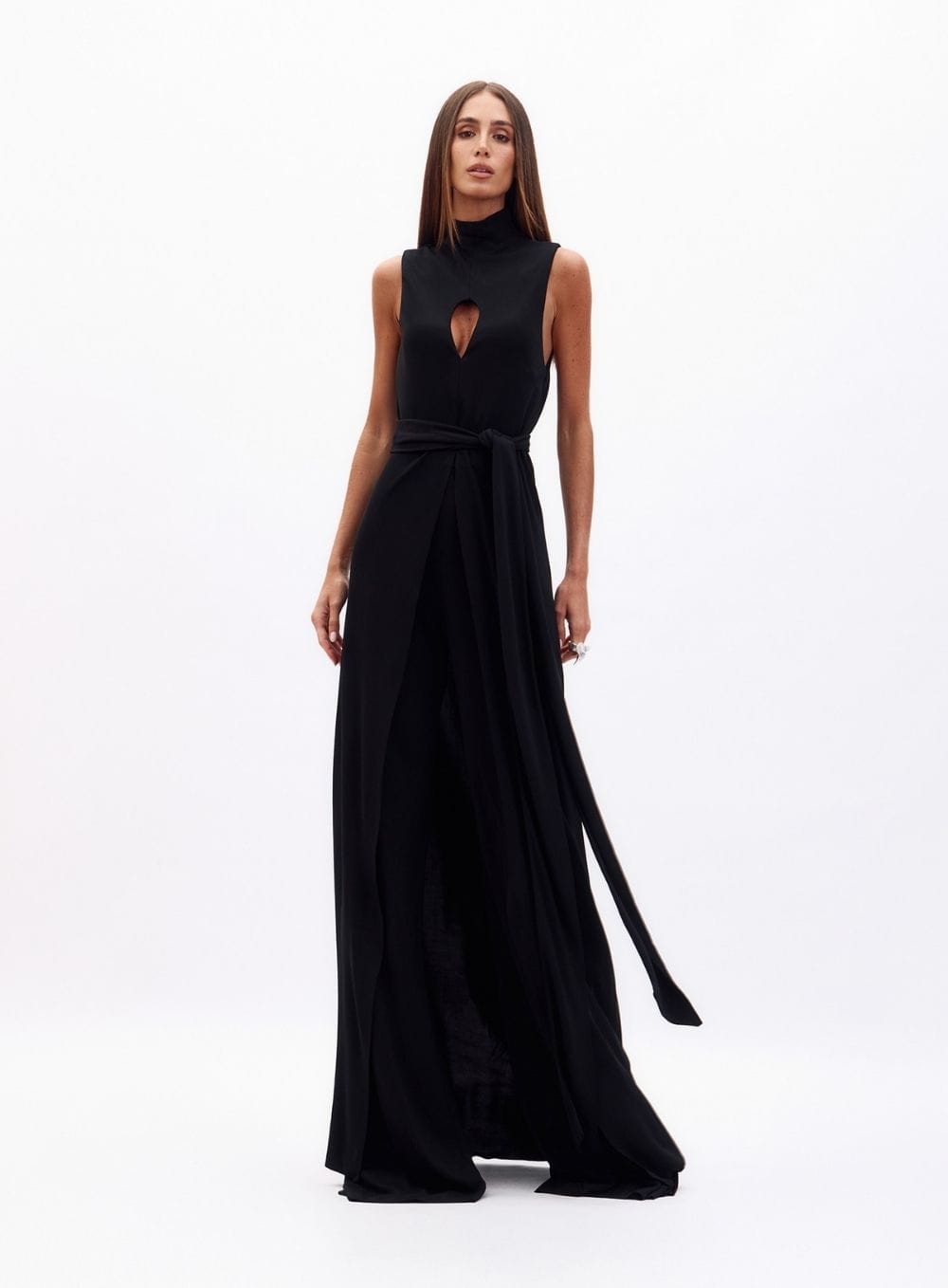 6908e0b15b3ad9132c7ede96397357bd.jpg CONJUNTO BLUSA/CALCA CONNIE PRETO - Imagem 1