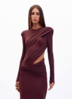 CONJUNTO BODY/SAIA MARILYN BORDO MARBLE - Imagem 3