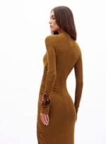 VESTIDO RAQUEL MARROM MIELE - Imagem 5