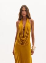 VESTIDO VIVIANE AMARELO SENAPE - Imagem 2