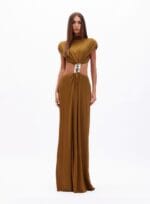 VESTIDO TWIGGY MARROM MIELE