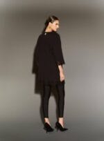 BLUSA LONGA CANELADA RENDA BARRA - Imagem 3