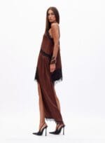 VESTIDO TINA MARROM TRUFFLE - Imagem 5