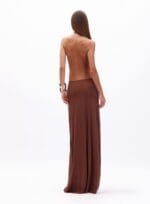 CONJUNTO VESTIDO/BODY MARY MARROM TRUFFLE - Imagem 4