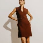 VESTIDO NELLIE CONHAQUE