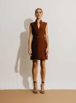 VESTIDO NELLIE CONHAQUE - Imagem 3