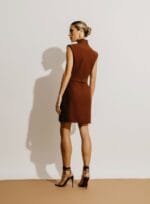 VESTIDO NELLIE CONHAQUE - Imagem 4