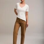 CALCA IARA DE SARJA PALHA