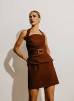 CORSET NELLIE CONHAQUE - Imagem 4