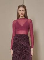 TOP RENDA LR BORDO